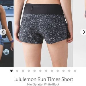 Lululemon run times shorts size 8